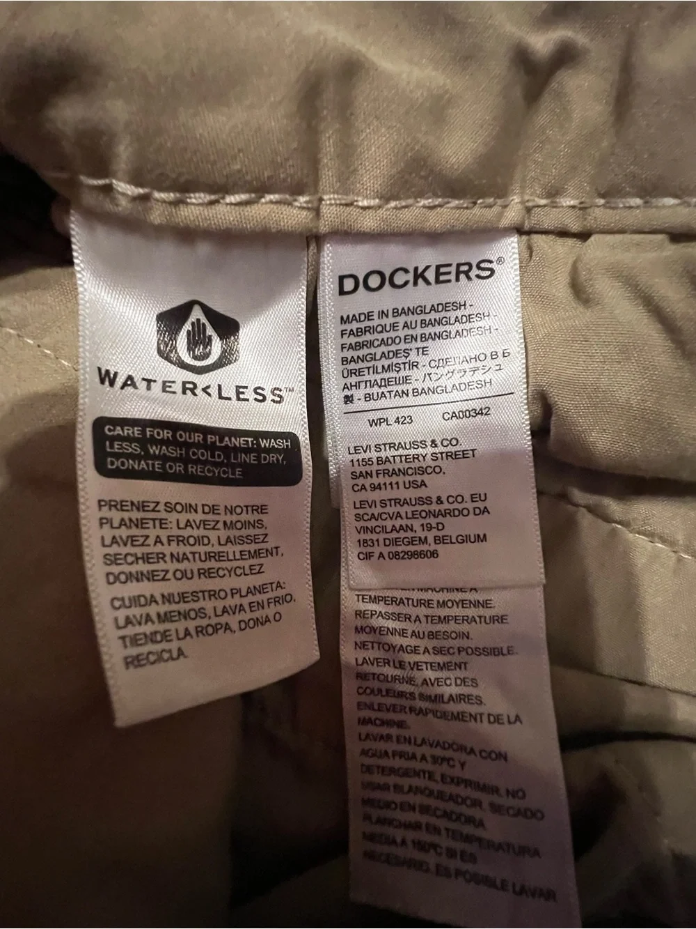 Dockers Men's Olive Chino Pants